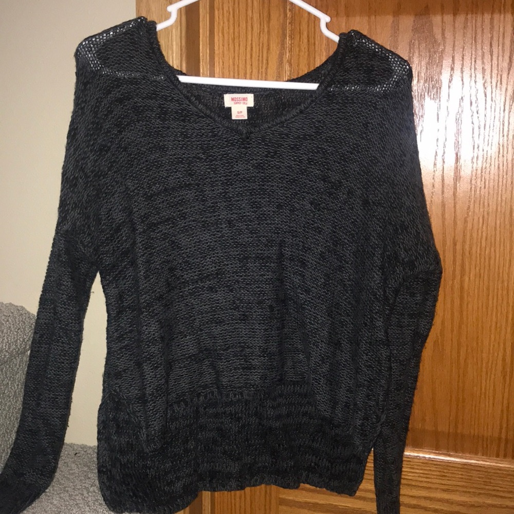 Gray sweater